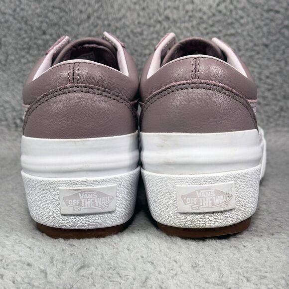 Vans Old Skool Stacked Womens Size 8 Platform Sneakers Shoes Purple Tumbled - Picture 4 of 9
